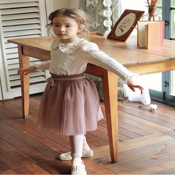 

2021 new spring girls legging long soft tutu starry sky sequin ankle length skirtpants with sash kids clothes e010, Blue