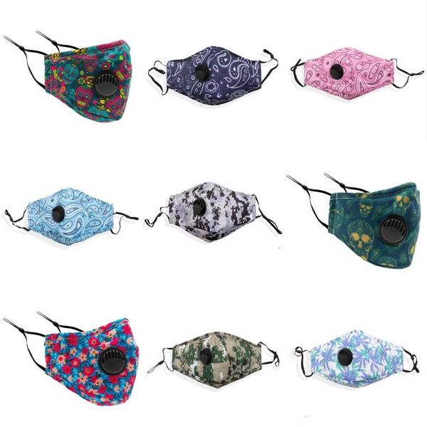 

pink green colorful mens blue cartoon womenren face masks with breathe valve sheet breather pm2.5 dustproof protect desi