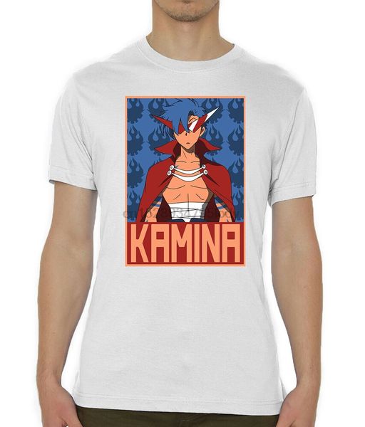

tengen a gurren lagann kamina poster printed mens t-shirt sport hooded sweatshirt hoodie