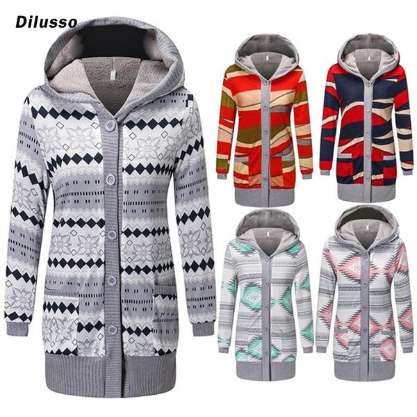 

women's jackets 5 colors women winter coats pattern cotton hooded casual vintage stylish outerwear wool 2021 elegant chic, Black;brown