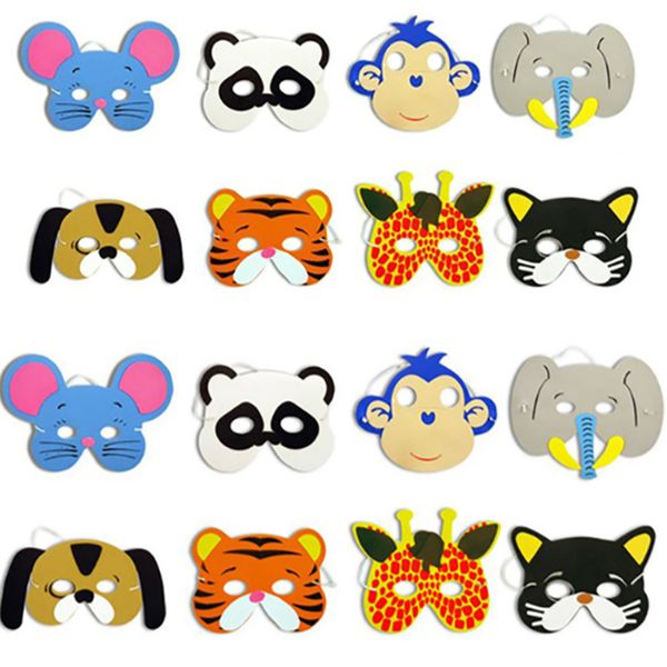 

costume foam halloween eva party cartoon animal mask mask children party festive dress up mask christmas gifts hh7-20