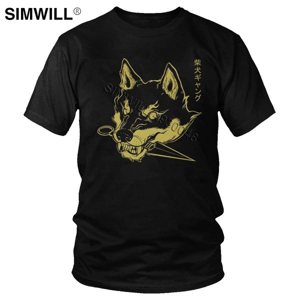 

cool shiba gang for casual soft tees o neck short sleeved japanese pet dog inu lover gift sport hooded sweatshirt hoodie men t shirt