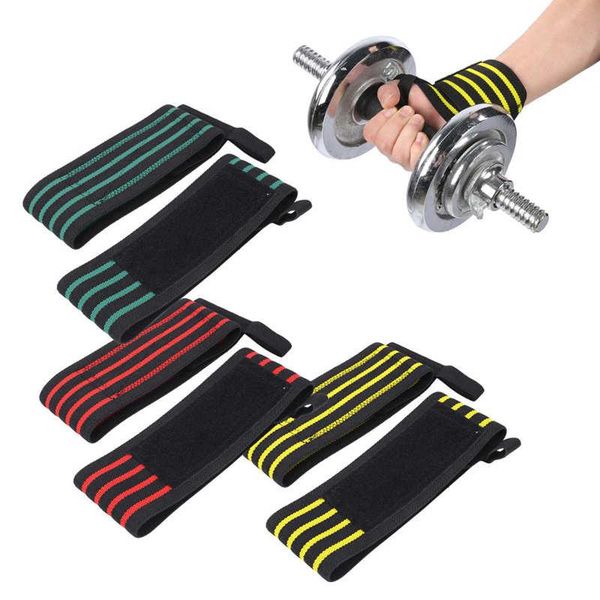 

1pair wrist wraps fitness wrist support brace weight lifting wraps high strength nylon training compression support, Black;red