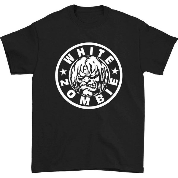 

white zombie men's classic zombie logo black apparel casual hoodie designers t shirts sweatshirt