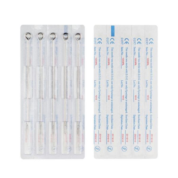 

ghost spider 50pcs/box assorted tattoo needles sterilized permanent microblading needles for shade disposable sterile qylsxs
