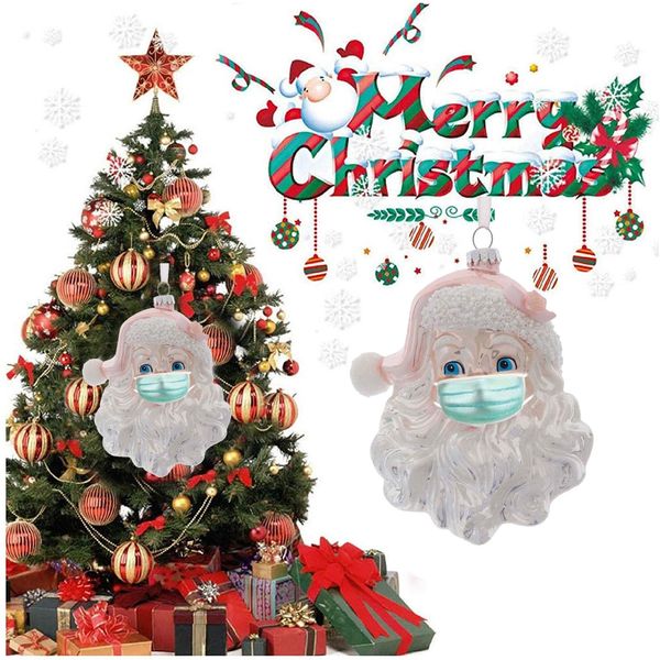 

personalized santa claus of ornament 2020 christmas holiday decorations indoor christmas tree decoration pendant child gift