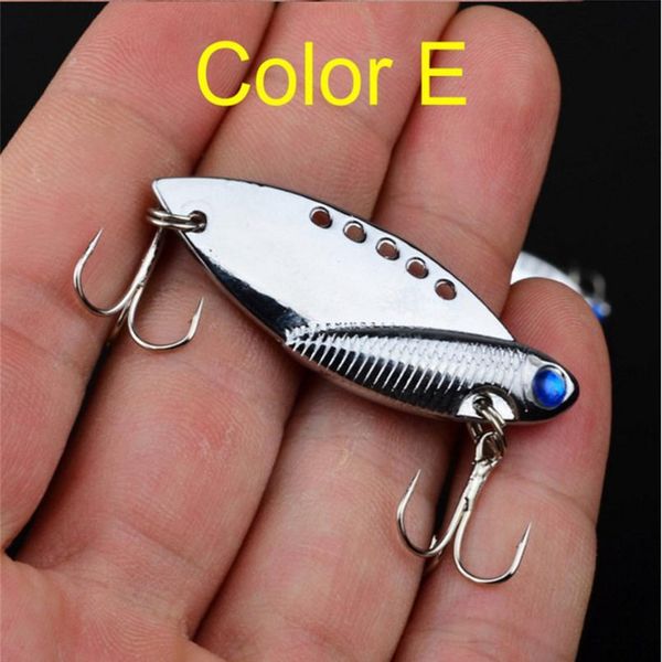 

1pcs metal vib fishing lure 11g 5.5cm vibration spoon lure crankbait artificial hard vib bait 3d eyes cicada fishin jlluvr