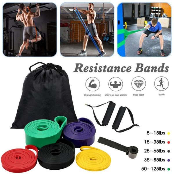 

home pilates fitness resistance band 208cm resistance band pull up exercise elastic thighs exercise gym trainning