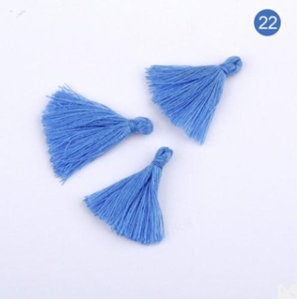 

100pc 3cm mini cotton thread fabric tassel diy pendant jewelry bracelet key making fringe trim craft tassels sewing accessories h qylmjd