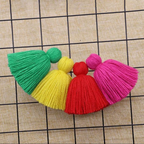 

10pcs 8cm fluffy acrylic fat tassel fringe pendants diy crafts curtains garments bags suitcases decor tassels trim accessories h wmtcez
