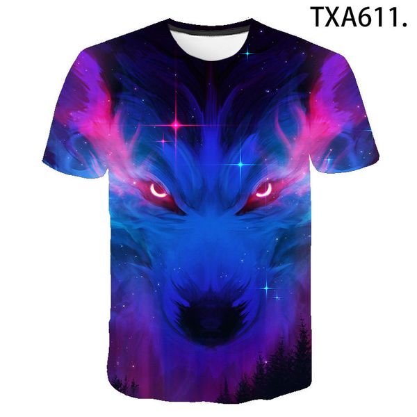 

wolf 3d boy girl printed cool 3d print shirts comics oversized hentai men clothing
