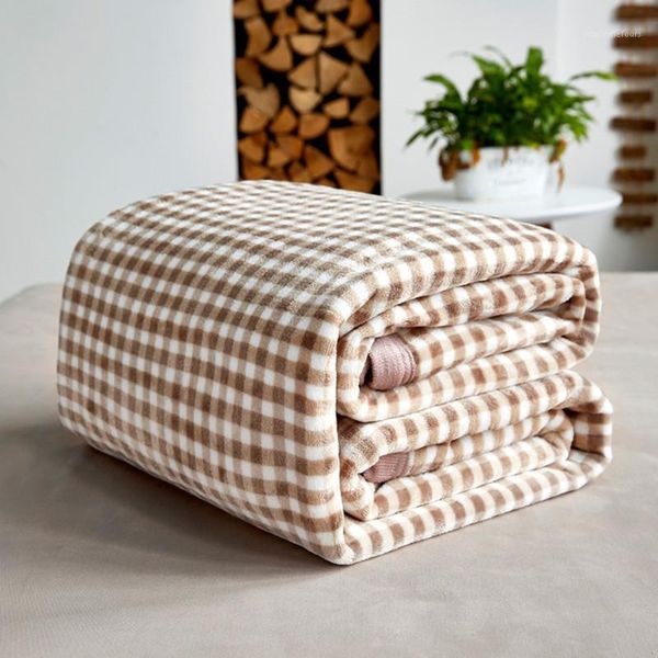 

plaid blanket 150x200cm, 180x200cm, 200x230cm thick spring autumn blanket for single double bed xf765-41