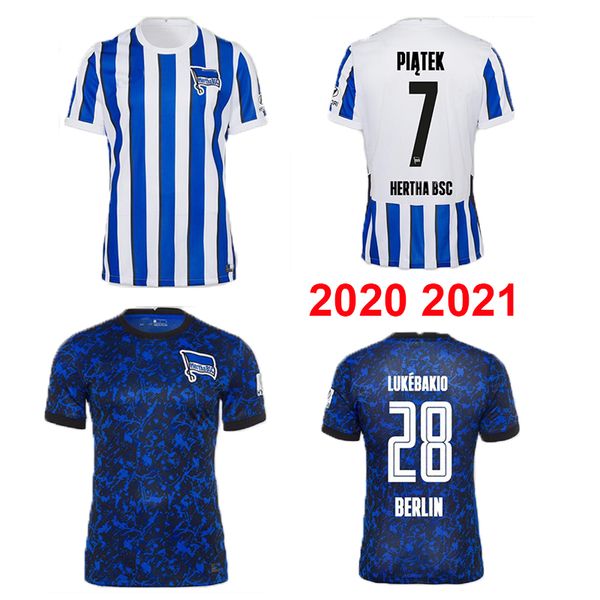 

hertha bsc soccer jersey piatek 20 21 cunha football shirts dilrosun berlin hertha lukebakio jersey men grujic darida fußball triko thailand, Black