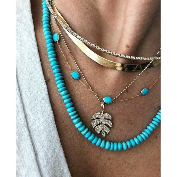 

chokers gold color choker necklace for women 5 layers crystal leaf pendant chain necklaces & pendants velvet fashion jewelry, Golden;silver