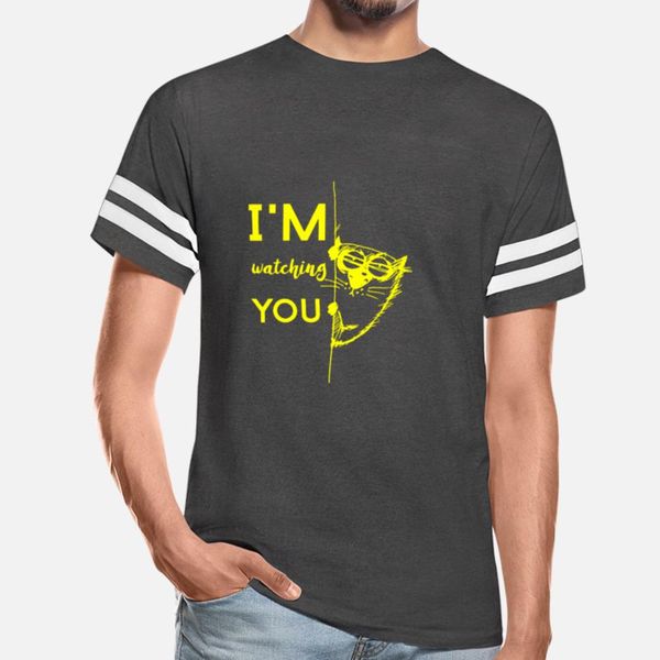 

gift - i'm watching you yellow t shirt humor popular casual tracksuit hoodie sweatshirt