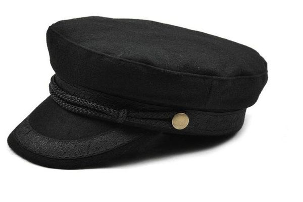 

cokk military hat black hats for women ladies military flat hat cap female gorras woman british style navy gray swy sqcyll hat7890, Blue;gray