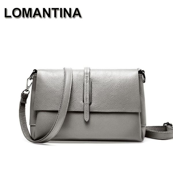 

lomantina cowhide leather shoulder crossbody bag women's real leather tote women messenger bags lady bolsas