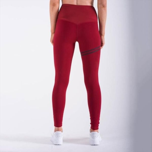 

leggings for fitness women push up elastic solid leggins high waist plus size workout gym pants slim legging, Black
