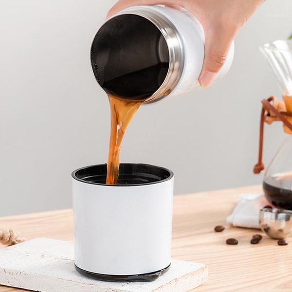 Set di macinacaffè manuale portatile tutto in uno Filtro per birraio per caffettiera con tazza da viaggio in ceramica regolabile1