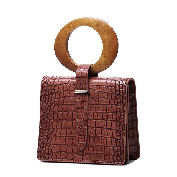 

bag women 2020 new fashion crocodile pattern handbag elegant personality ladies shoulder bag classic pu diagonal