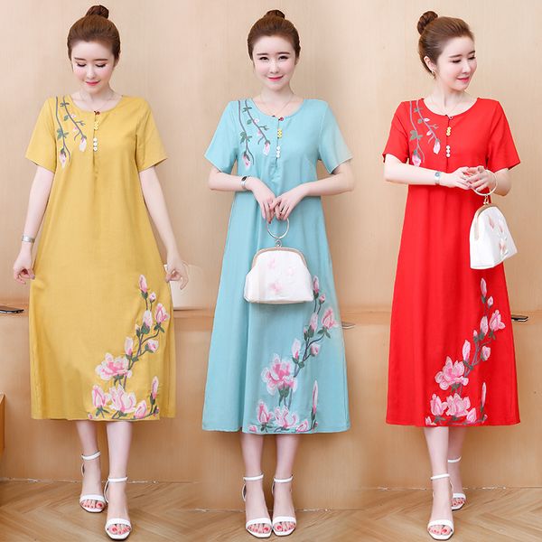 

women 2021 will be embroidered floral boho beach party dress skinny ocasional blouses streetwear qxw4, Black;gray