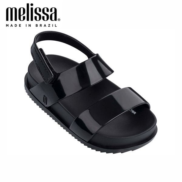 

mini melissa cosmic sandal girl boy jelly shoes sandals baby shoes melissa sandals non-slip kids shoes sandals for girls y201028, Black;red