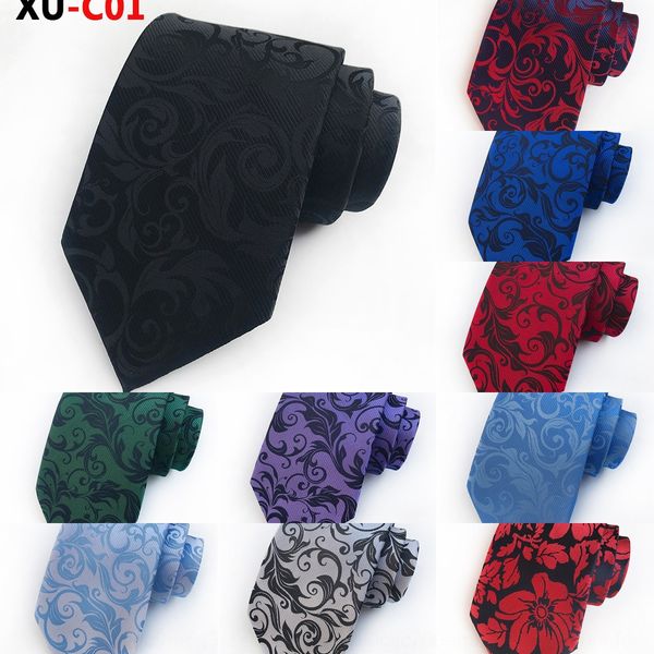 

jlx1 45 styles men's ties navy blue stripe weddingsilk jacquard necktie accessories daily cravat wear 7.5cm party gift for mens, Blue;purple