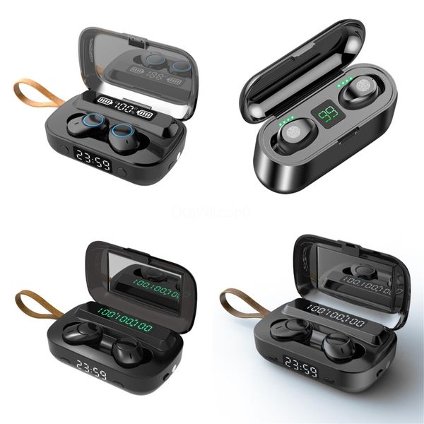 

bluetooth headset with mic charging box for cellphone true stereo earphones tws a6s headphones noise cancelling 5.0 wireless earbuds 1pcs#21