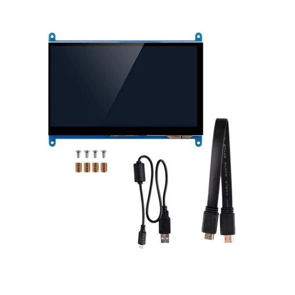 

7 inch full view lcd ips press sn 1024x600 hd display monitor for raspberry pi