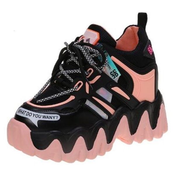 

new autumn 2021 fashion chunky shoes women's b8u6, Black