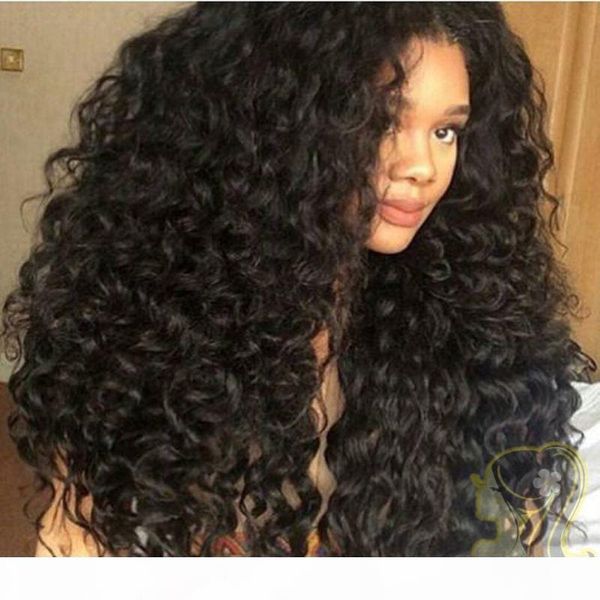 

бразилец курчавая фигурная фронт шнурок парики 10-26" волос шнурка человеческих париков человеческих волос для черных женщин, Black;brown