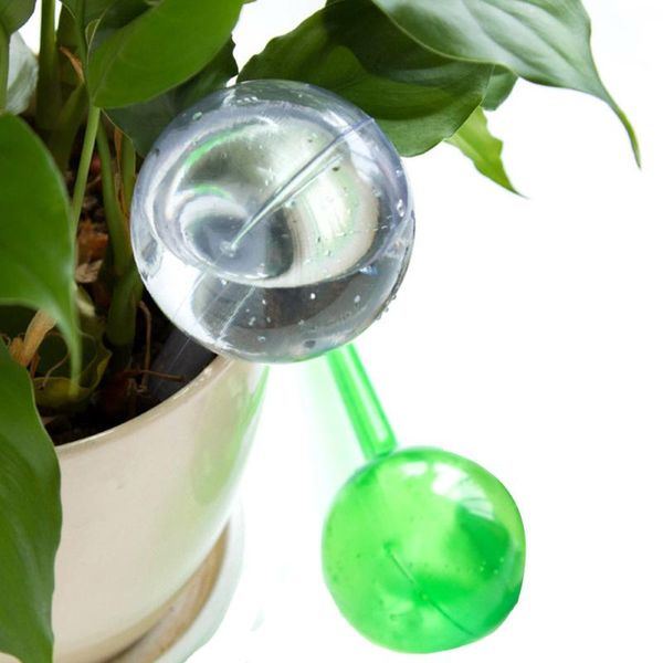 

auto drip irrigation imitation glass ball flower automatic watering device plant pot bulb shape drip home travel water dropper