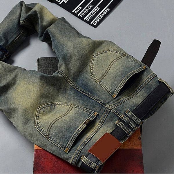 

irrl 2017 spring womens stretch punk motorcyle patchwork fashion slim fit pants denim ripped skinny jeans woman zip mid high waist jeans fem, Blue