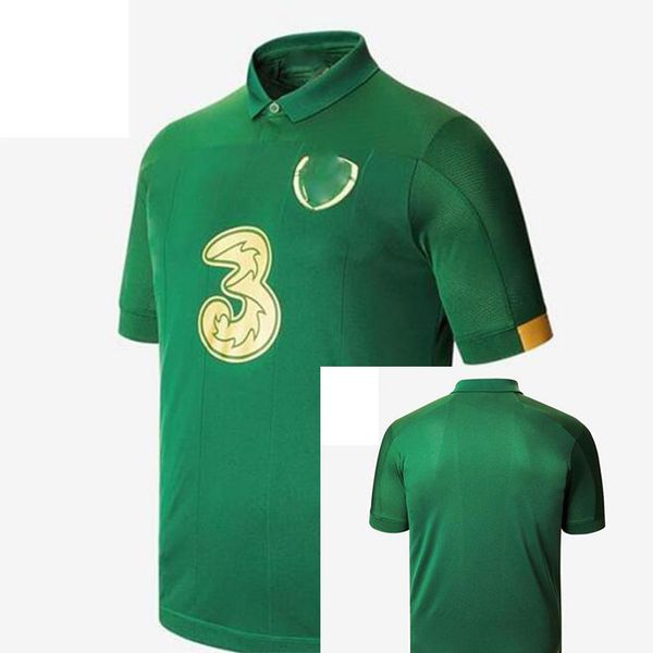 

new2020 2021 ireland home soccer jersey 20 21 ireland man + kids football soccer jersey, Black;yellow