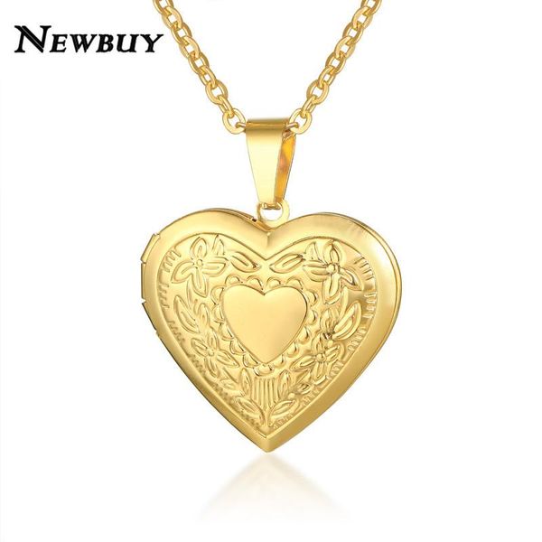 

pendant necklaces buy 2021 trendy gold color heart necklace for women girl openable locket put po in it gift, Silver