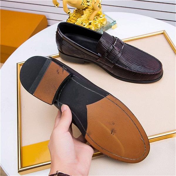 

l1 mens формальные туфли крокодиловый узор из искусственного кожи роскошные платья броги обувь дизайнер бренда мужская вечеринка свадебные п, Black