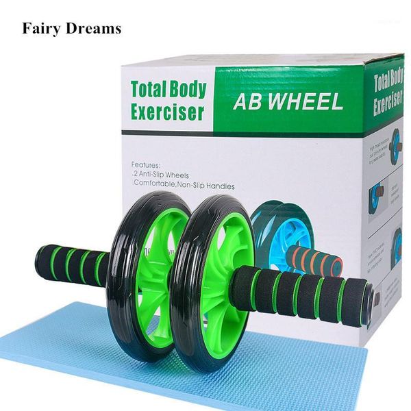 

training equipment home fitness abdominal two and three-ab roller abdomen thin belly mute1