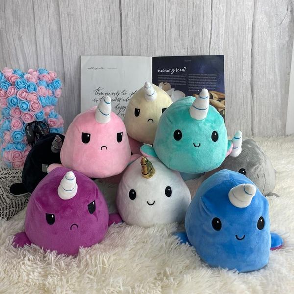 

cute ped reversible plush toy color chapter double sided expression marine animal plush toy pl wmtrhy