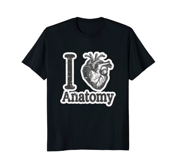 

sport 2019 new short sleeve casual i heart anatomy t shirt anatomical aorta cardiac nurse tee man t shirt good quality