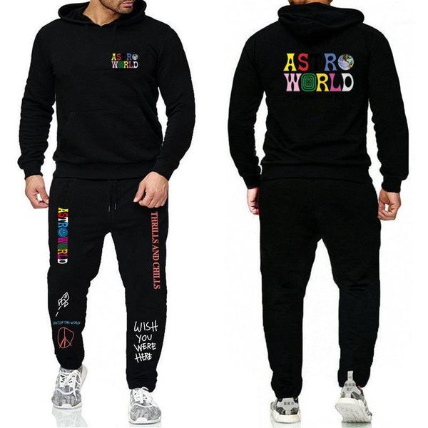 

men's tracksuits travis scoastroworld hope you are here hoodies fashion letters astroworld hoodie street clothes men women suit sweatsh, Gray