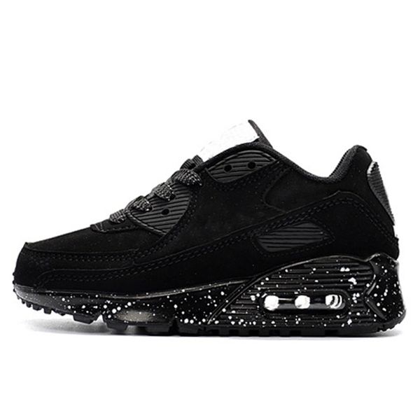 

2020 new kids shoes baby toddler classic children boy and gril sport sneaker basketball shoes size 22-352787, Black
