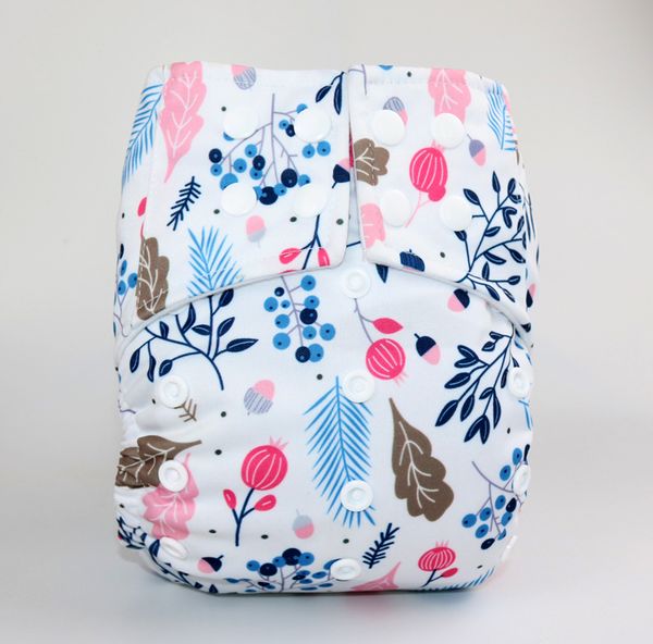 

new design printed reusable washable pocket cloth diaper nappy with microfiber insert 50 sets 1+1 print 1016