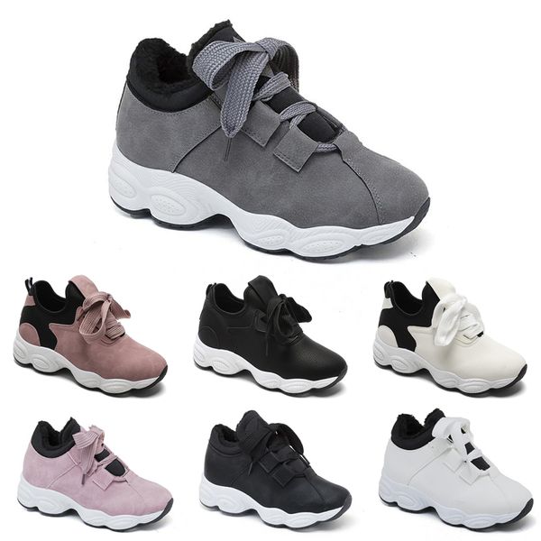 

running shoes non-brand for women chaussures white black pink grey suede fashion sports sneakers 36-40 style 20 ing, White;red