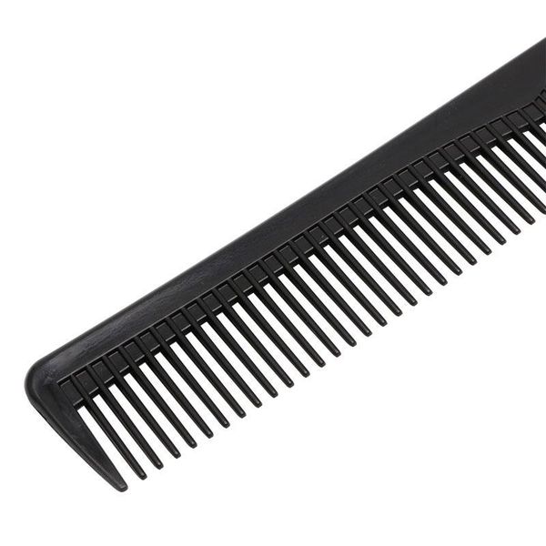 

professional salon anti-static hairdressing hair cutting plastic comb tool black profession jllhdm, Silver