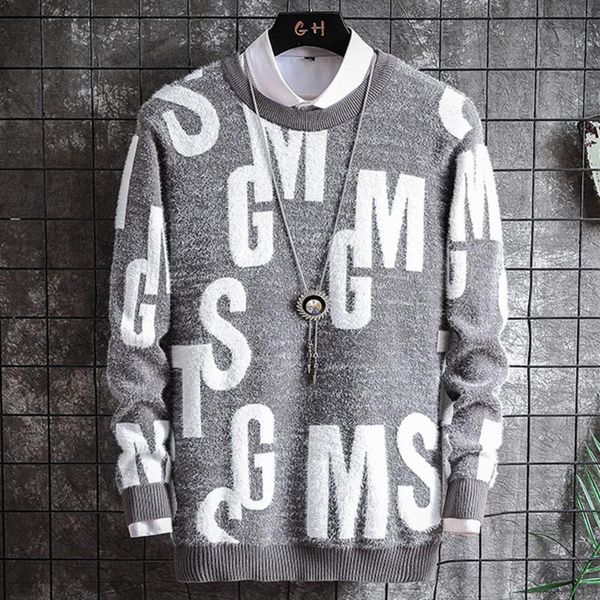 

2021 men's v-neck sweater handsome slim spring and autumn base shirt winter youth shirt collar knitted jacket, White;black