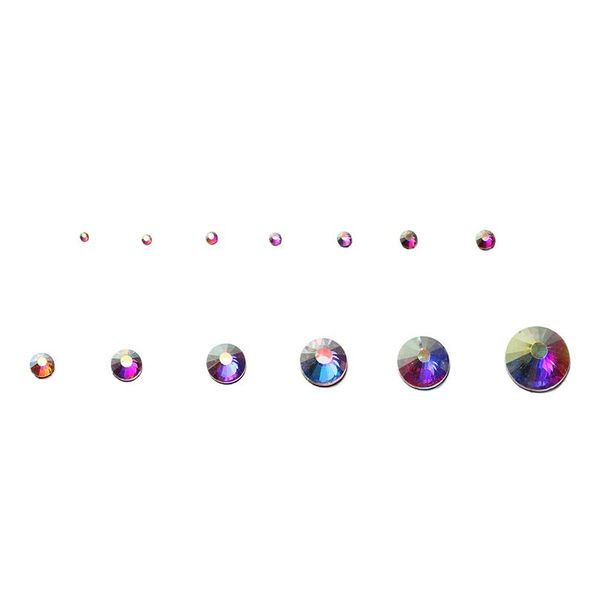 

aaa glisten crystal glass ab ss3-ss50 flatback fix rhinestones for clothes decorate diy jewelry making bbynqi