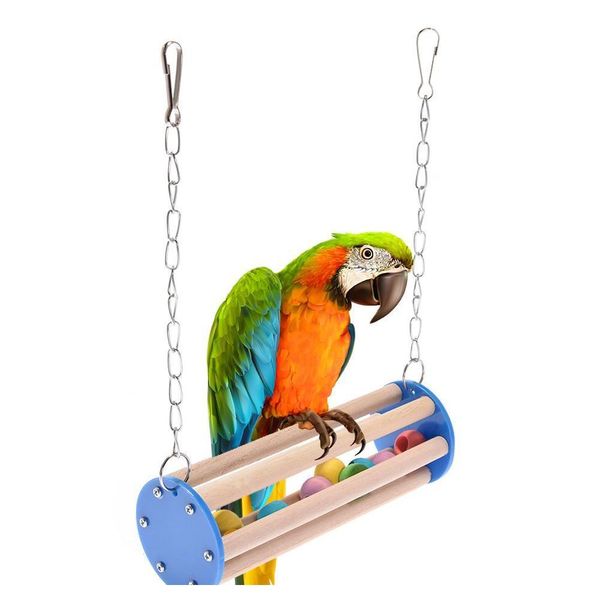 

bird parrots pet toy parrot swing climbing pets parrot chew toy birds' acrylic toys standing supp qylsjm yh_pack