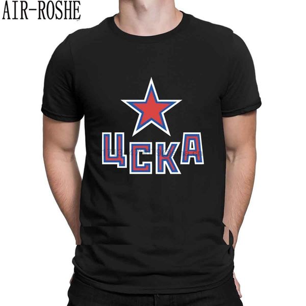 

hc cska moscow khl russian professional hockey character short sleeve spring autumn comfortable sport hooded sweatshirt hoodie t shirt