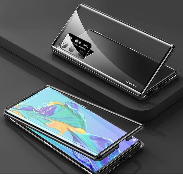 

magnetic metal adsorption double sided glass case for samsung s20 plus ultra cases for samsung note 20 camera protecti wmtlry