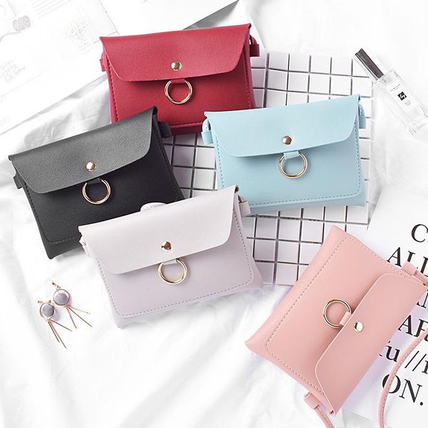 

korean style new bag women summer simple fresh double layer ring women bag small square